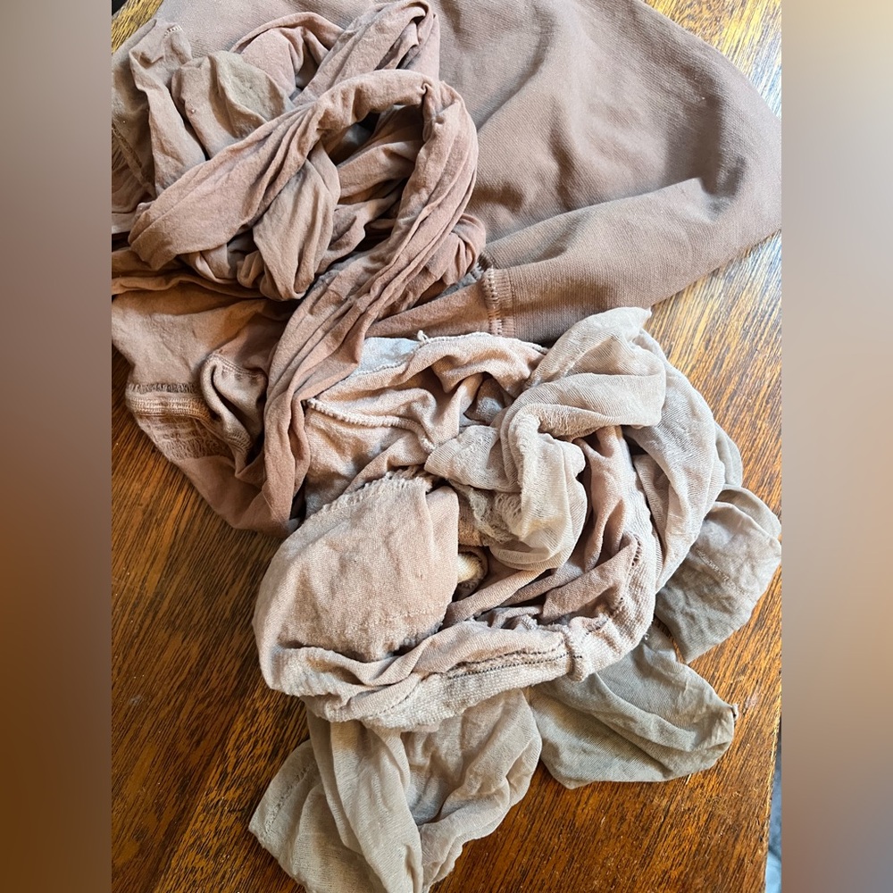 ****** lot of 2 tan and nude Nylons Pantyhose stockings Tights ******